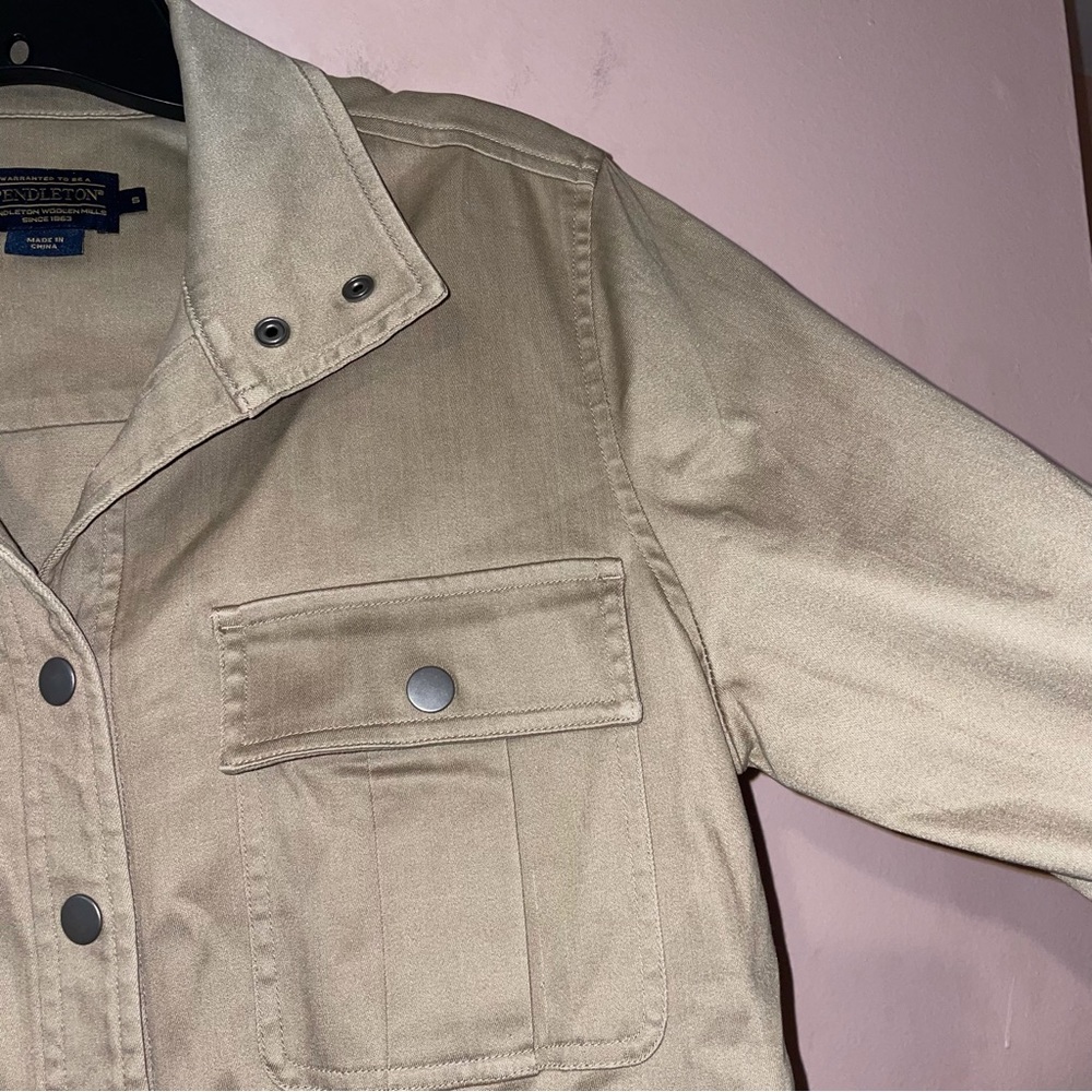 Pendleton Women’s Malin Tan Button Jacket Size S … - image 7